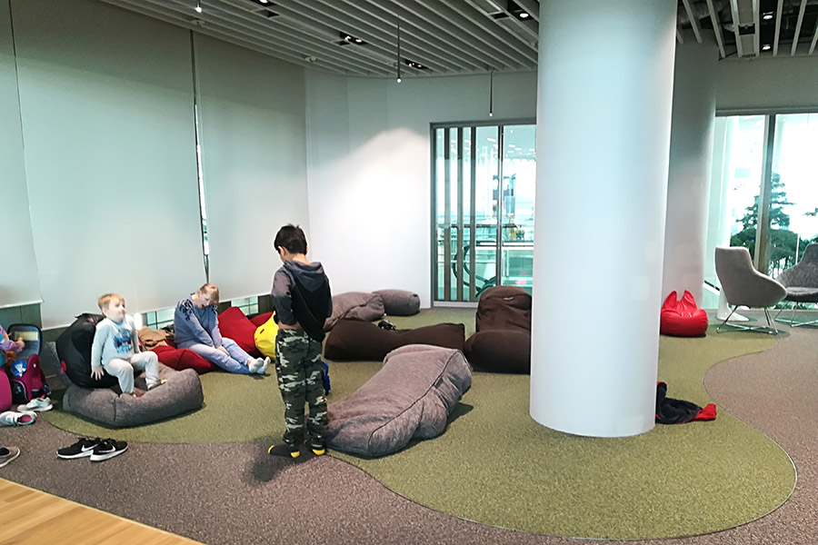 仁川国際空港　寝られるスペース