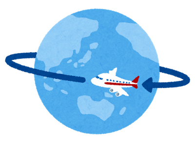飛行機のイラスト
