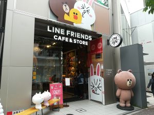 【閉店】LINE FRIENDS CAFE & STORE 福岡･天神！画像がたくさん。