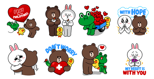 LINE寄付スタンプ