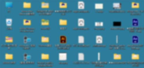 Windowsのデスクトップアイコンの影の消し方・Windowsアップデート後の問題など